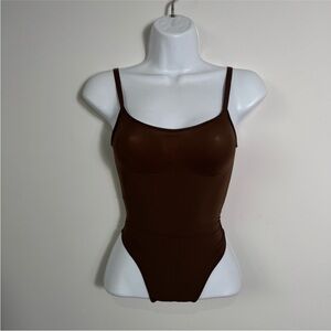 ˚⟡˖ ࣪  skims brown sculpting bodysuit